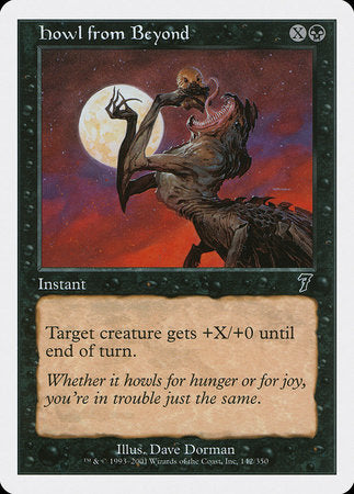 Howl from Beyond [Seventh Edition] | Jomio and Rueliete's Cards and Comics