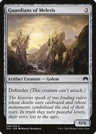 Guardians of Meletis [Magic Origins] | Jomio and Rueliete's Cards and Comics