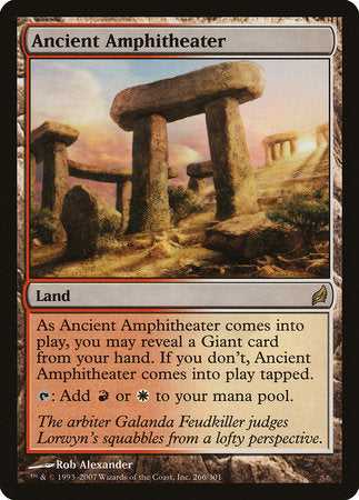 Ancient Amphitheater [Lorwyn] | Jomio and Rueliete's Cards and Comics