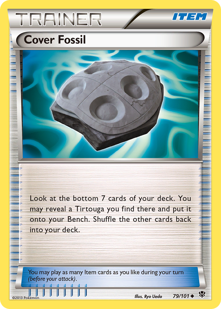 Cover Fossil (79/101) [Black & White: Plasma Blast] | Jomio and Rueliete's Cards and Comics