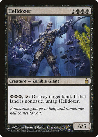 Helldozer [Ravnica: City of Guilds] | Jomio and Rueliete's Cards and Comics