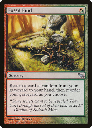 Fossil Find [Shadowmoor] | Jomio and Rueliete's Cards and Comics