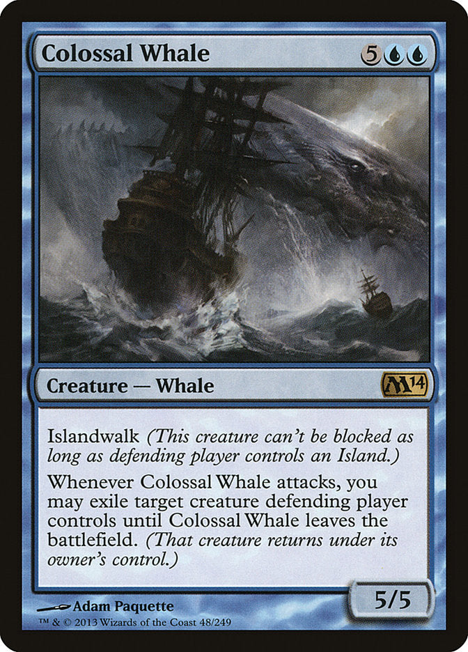 Colossal Whale [Magic 2014] | Jomio and Rueliete's Cards and Comics