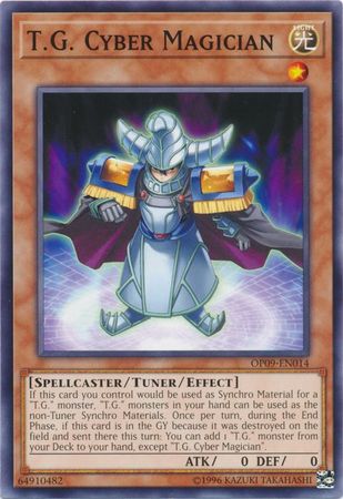 T.G. Cyber Magician [OP09-EN014] Common | Jomio and Rueliete's Cards and Comics