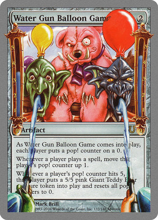 Water Gun Balloon Game [Unhinged] | Jomio and Rueliete's Cards and Comics