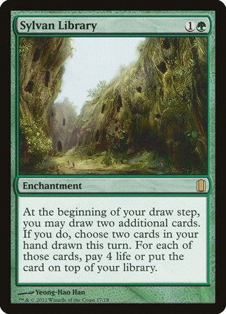 Sylvan Library [Commander's Arsenal] | Jomio and Rueliete's Cards and Comics