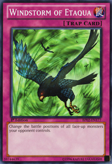 Windstorm of Etaqua [BP02-EN177] Mosaic Rare | Jomio and Rueliete's Cards and Comics