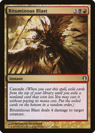 Bituminous Blast [Archenemy] | Jomio and Rueliete's Cards and Comics