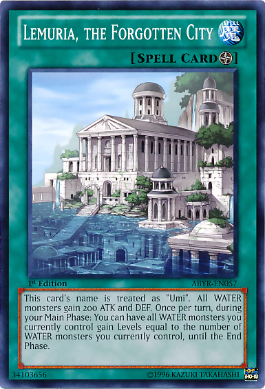 Lemuria, the Forgotten City [ABYR-EN057] Common | Jomio and Rueliete's Cards and Comics