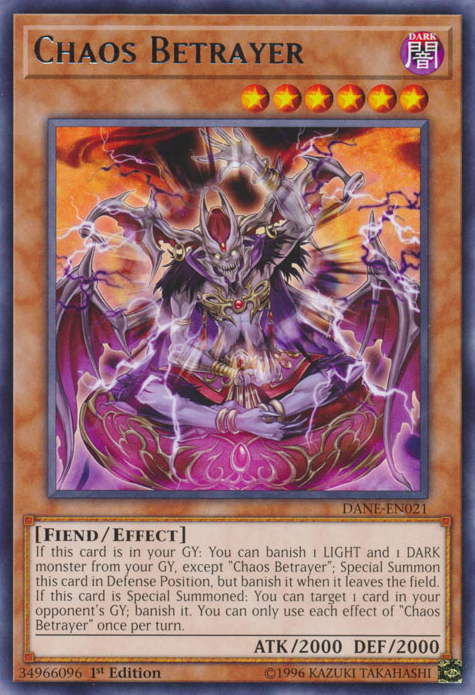 Chaos Betrayer [DANE-EN021] Rare | Jomio and Rueliete's Cards and Comics
