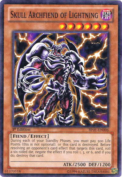 Skull Archfiend of Lightning [BP01-EN006] Starfoil Rare | Jomio and Rueliete's Cards and Comics