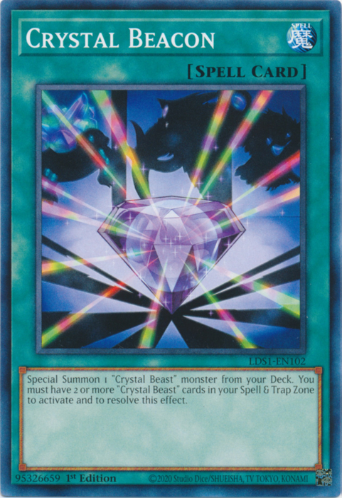 Crystal Beacon [LDS1-EN102] Common | Jomio and Rueliete's Cards and Comics