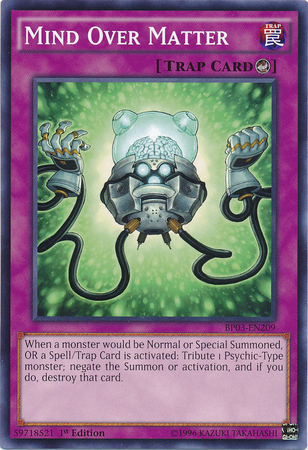 Mind Over Matter [BP03-EN209] Common | Jomio and Rueliete's Cards and Comics