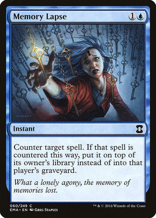 Memory Lapse [Eternal Masters] | Jomio and Rueliete's Cards and Comics