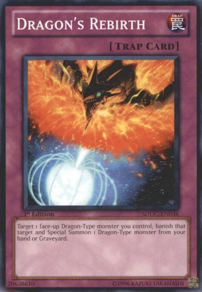 Dragon's Rebirth [SDDC-EN036] Common | Jomio and Rueliete's Cards and Comics