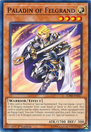 Paladin of Felgrand [SDRR-EN017] Common | Jomio and Rueliete's Cards and Comics
