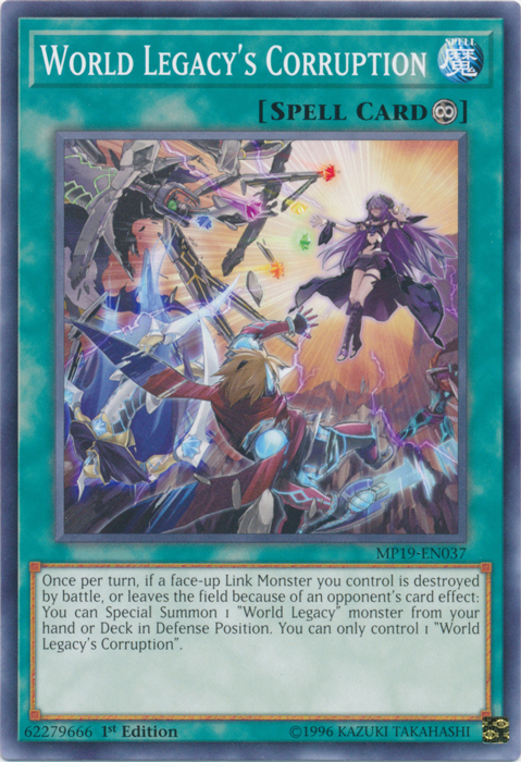 World Legacy's Corruption [MP19-EN037] Common | Jomio and Rueliete's Cards and Comics