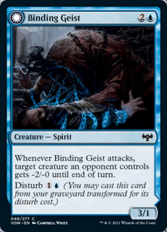 Binding Geist // Spectral Binding [Innistrad: Crimson Vow] | Jomio and Rueliete's Cards and Comics