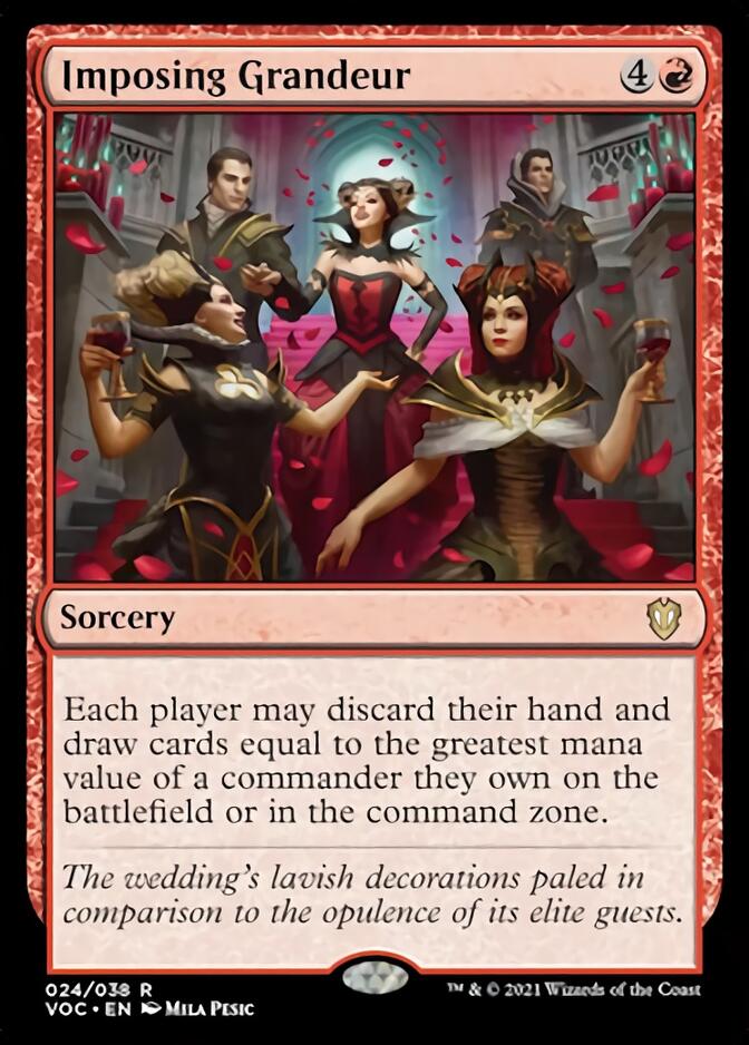 Imposing Grandeur [Innistrad: Crimson Vow Commander] | Jomio and Rueliete's Cards and Comics