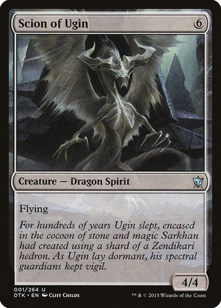 Scion of Ugin [Dragons of Tarkir] | Jomio and Rueliete's Cards and Comics