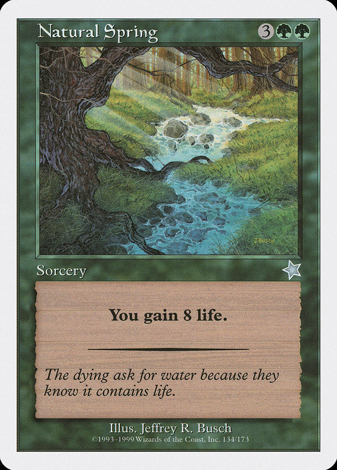 Natural Spring [Starter 1999] | Jomio and Rueliete's Cards and Comics