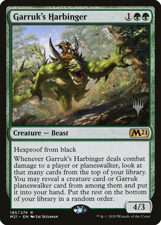 Garruk's Harbinger (Promo Pack) [Core Set 2021 Promos] | Jomio and Rueliete's Cards and Comics