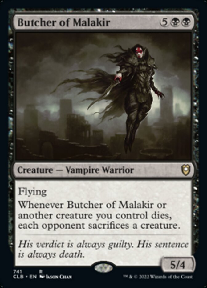 Butcher of Malakir [Commander Legends: Battle for Baldur's Gate] | Jomio and Rueliete's Cards and Comics