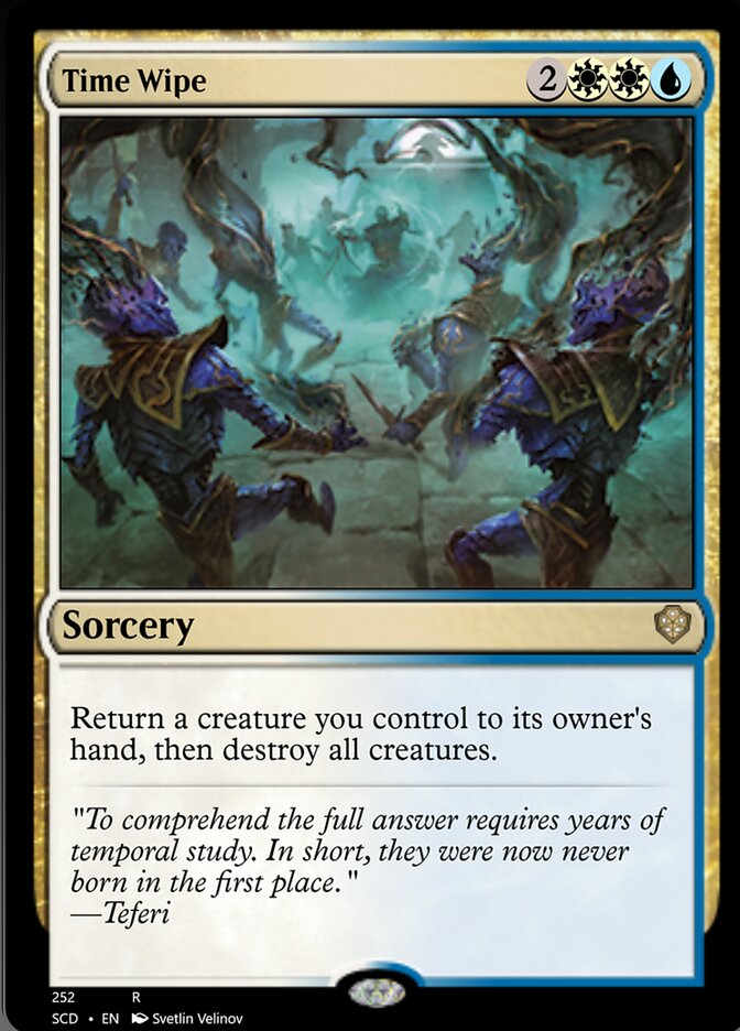 Time Wipe [Starter Commander Decks] | Jomio and Rueliete's Cards and Comics