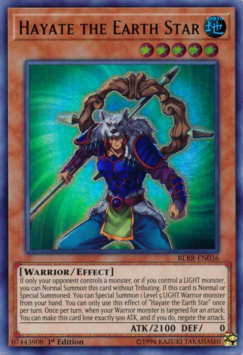 Hayate the Earth Star [BLRR-EN036] Ultra Rare | Jomio and Rueliete's Cards and Comics