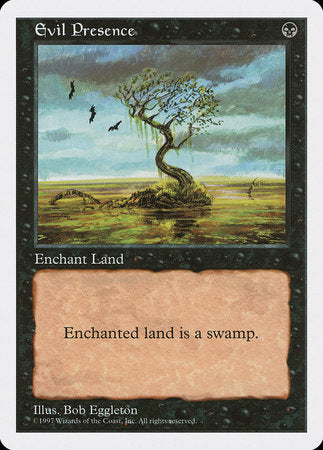 Evil Presence [Fifth Edition] | Jomio and Rueliete's Cards and Comics