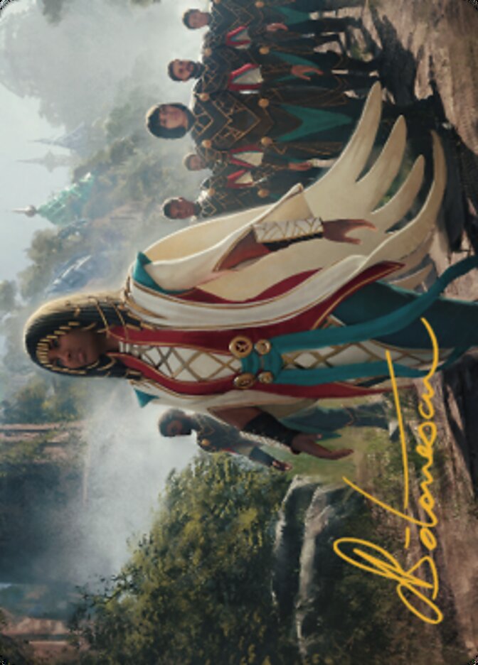 Queen Kayla bin-Kroog Art Card (Gold-Stamped Signature) [The Brothers' War Art Series] | Jomio and Rueliete's Cards and Comics