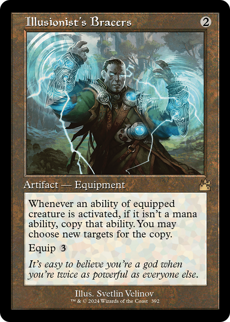 Illusionist's Bracers (Retro Frame) [Ravnica Remastered] | Jomio and Rueliete's Cards and Comics