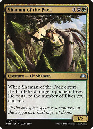 Shaman of the Pack [Magic Origins] | Jomio and Rueliete's Cards and Comics