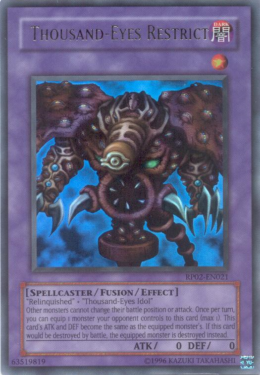 Thousand-Eyes Restrict [RP02-EN021] Ultra Rare | Jomio and Rueliete's Cards and Comics