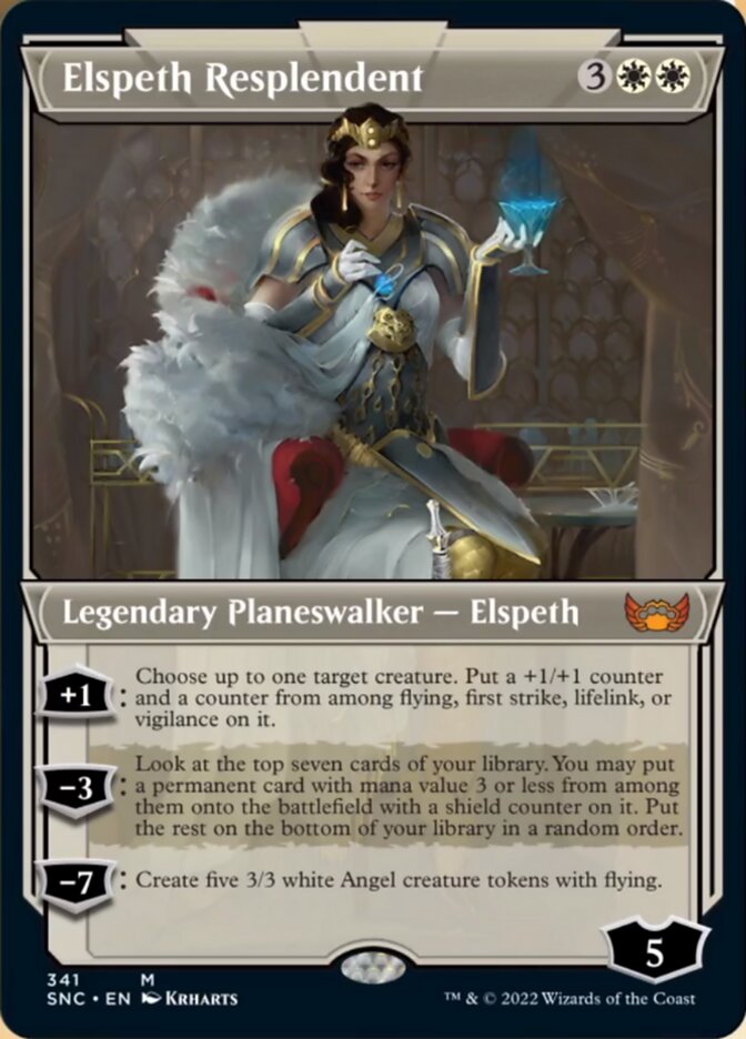 Elspeth Resplendent (Showcase Art Deco) [Streets of New Capenna] | Jomio and Rueliete's Cards and Comics