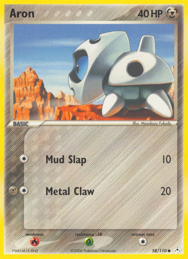 Aron (58/110) [EX: Holon Phantoms] | Jomio and Rueliete's Cards and Comics