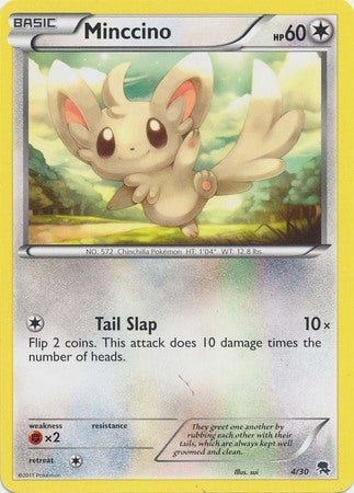 Minccino (4/30) [Black & White: Trainer Kit - Zoroark] | Jomio and Rueliete's Cards and Comics