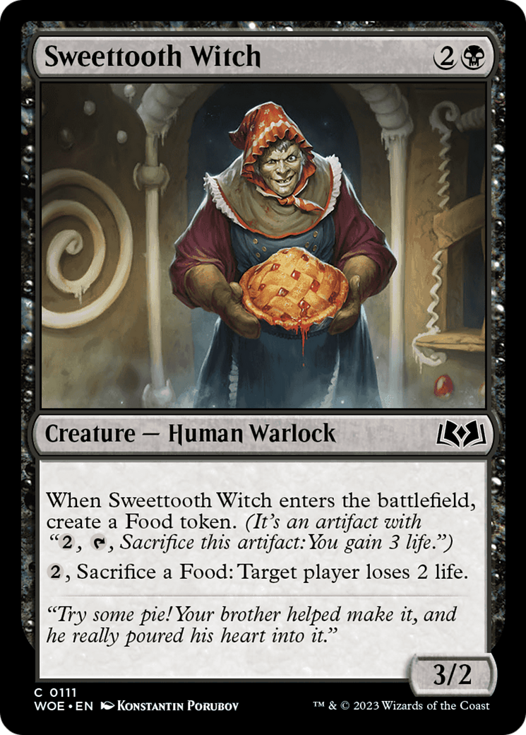 Sweettooth Witch [Wilds of Eldraine] | Jomio and Rueliete's Cards and Comics