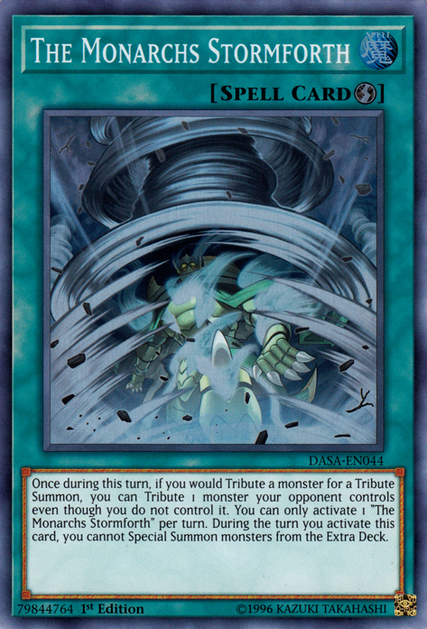 The Monarchs Stormforth [DASA-EN044] Super Rare | Jomio and Rueliete's Cards and Comics