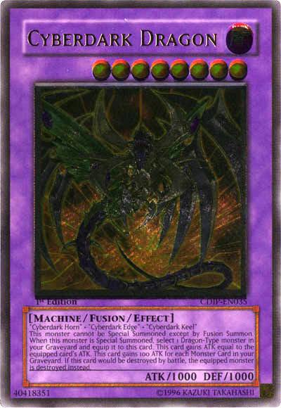Cyberdark Dragon (UTR) [CDIP-EN035] Ultimate Rare | Jomio and Rueliete's Cards and Comics