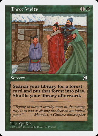 Three Visits [Portal Three Kingdoms] | Jomio and Rueliete's Cards and Comics