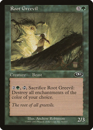 Root Greevil [Planeshift] | Jomio and Rueliete's Cards and Comics