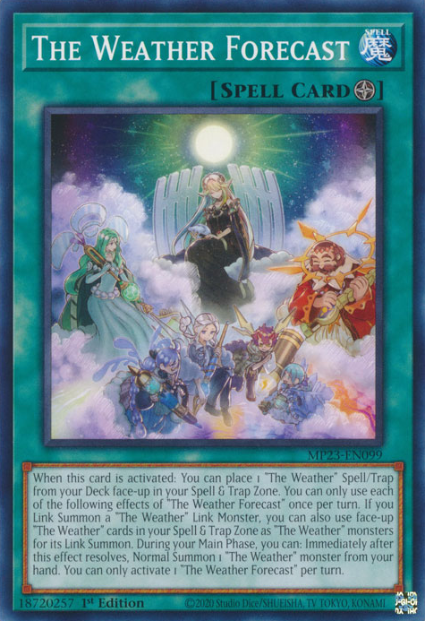 The Weather Forecast [MP23-EN099] Common | Jomio and Rueliete's Cards and Comics
