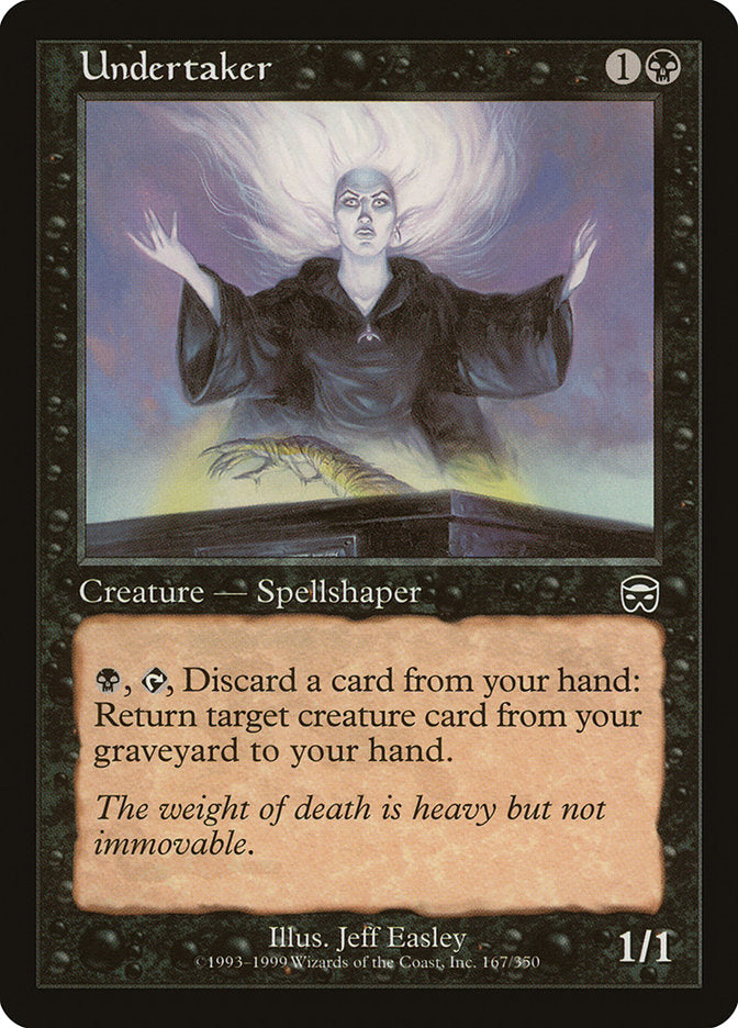 Undertaker [Mercadian Masques] | Jomio and Rueliete's Cards and Comics