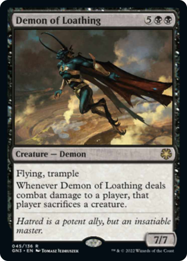 Demon of Loathing [Game Night: Free-for-All] | Jomio and Rueliete's Cards and Comics