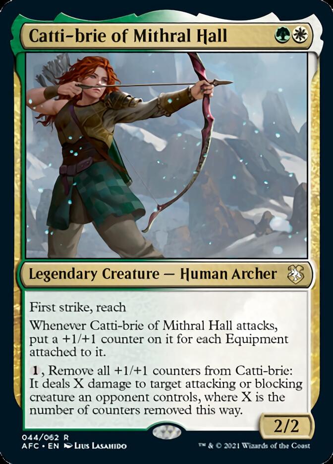 Catti-brie of Mithral Hall [Dungeons & Dragons: Adventures in the Forgotten Realms Commander] | Jomio and Rueliete's Cards and Comics