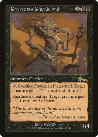 Phyrexian Plaguelord [Urza's Legacy] | Jomio and Rueliete's Cards and Comics