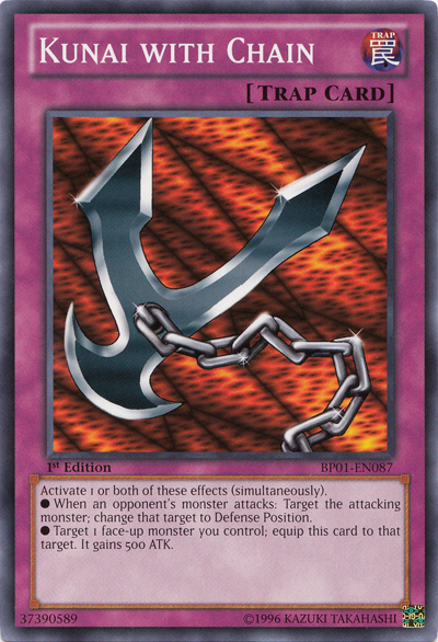 Kunai with Chain [BP01-EN087] Common | Jomio and Rueliete's Cards and Comics