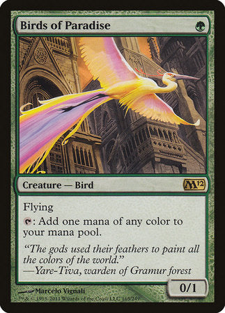 Birds of Paradise [Magic 2012] | Jomio and Rueliete's Cards and Comics