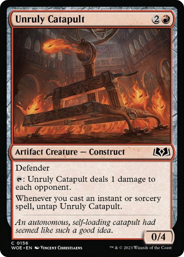 Unruly Catapult [Wilds of Eldraine] | Jomio and Rueliete's Cards and Comics